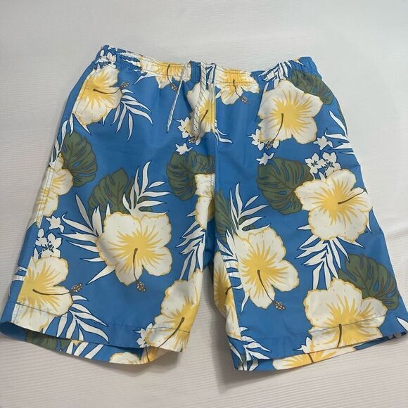 Lot Of 2 Lands End Floral Swim Trunks Size XL New - Picture 2 of 10